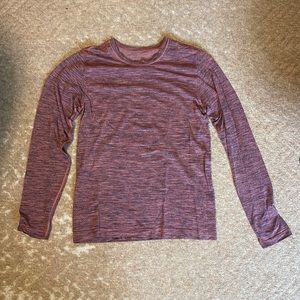 Lululemon metal vent tech long sleeve in red (size small)